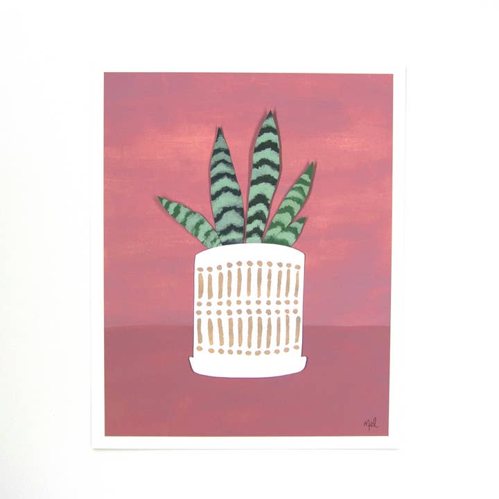 Melanie Gehrke Fine Art Studio - Wholesale Art Print - "Cheery Black Coral" A Vertical Print3