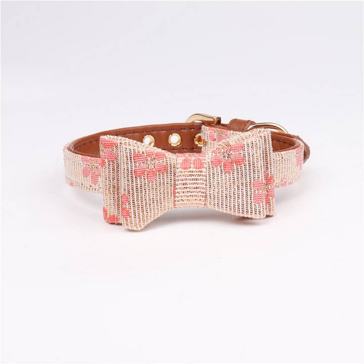 PAWPAWwholesale - Wholesale Pet Collar - Cat/Dog - Patterned Bow Tie Pet Collar – Dog & Cat_CWMM77691