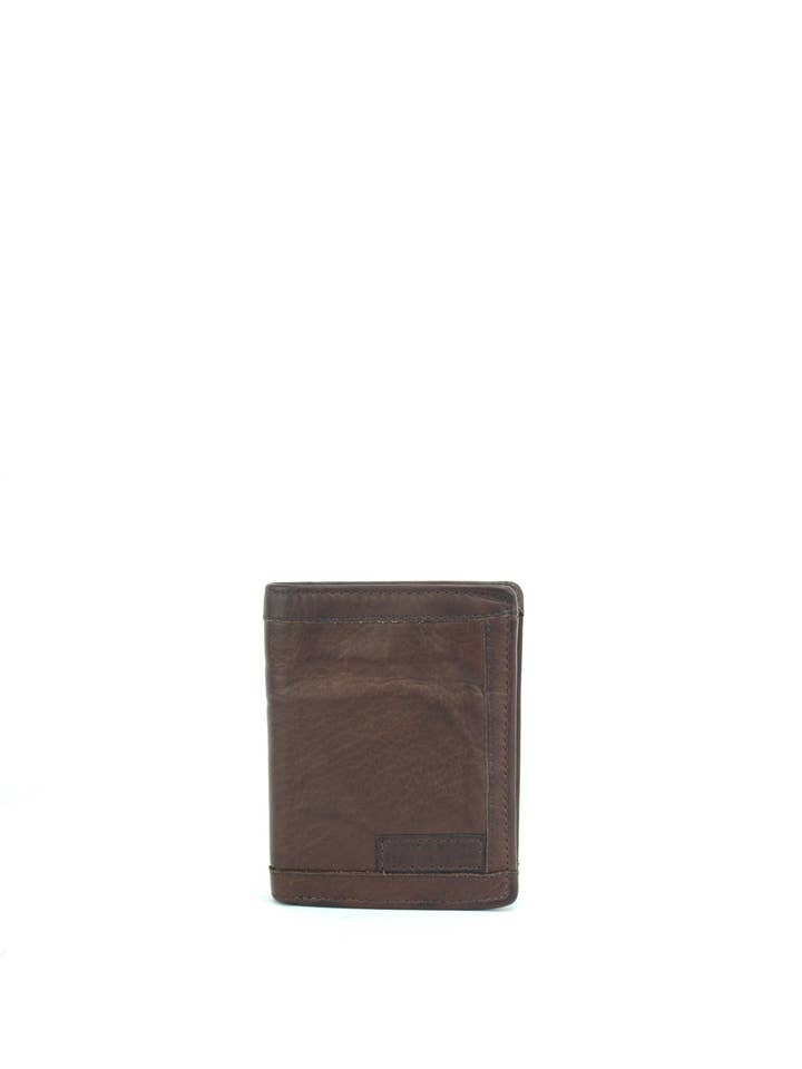 Portefeuille STAMP ST2228, homme, cuir lavé, couleur marron pour la vente par Stamp