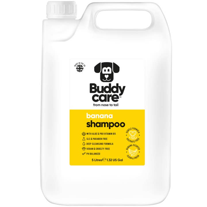 Buddycare Dog Shampoo - Banana - 5L / 1.32 Gal for wholesale by Buddycare
