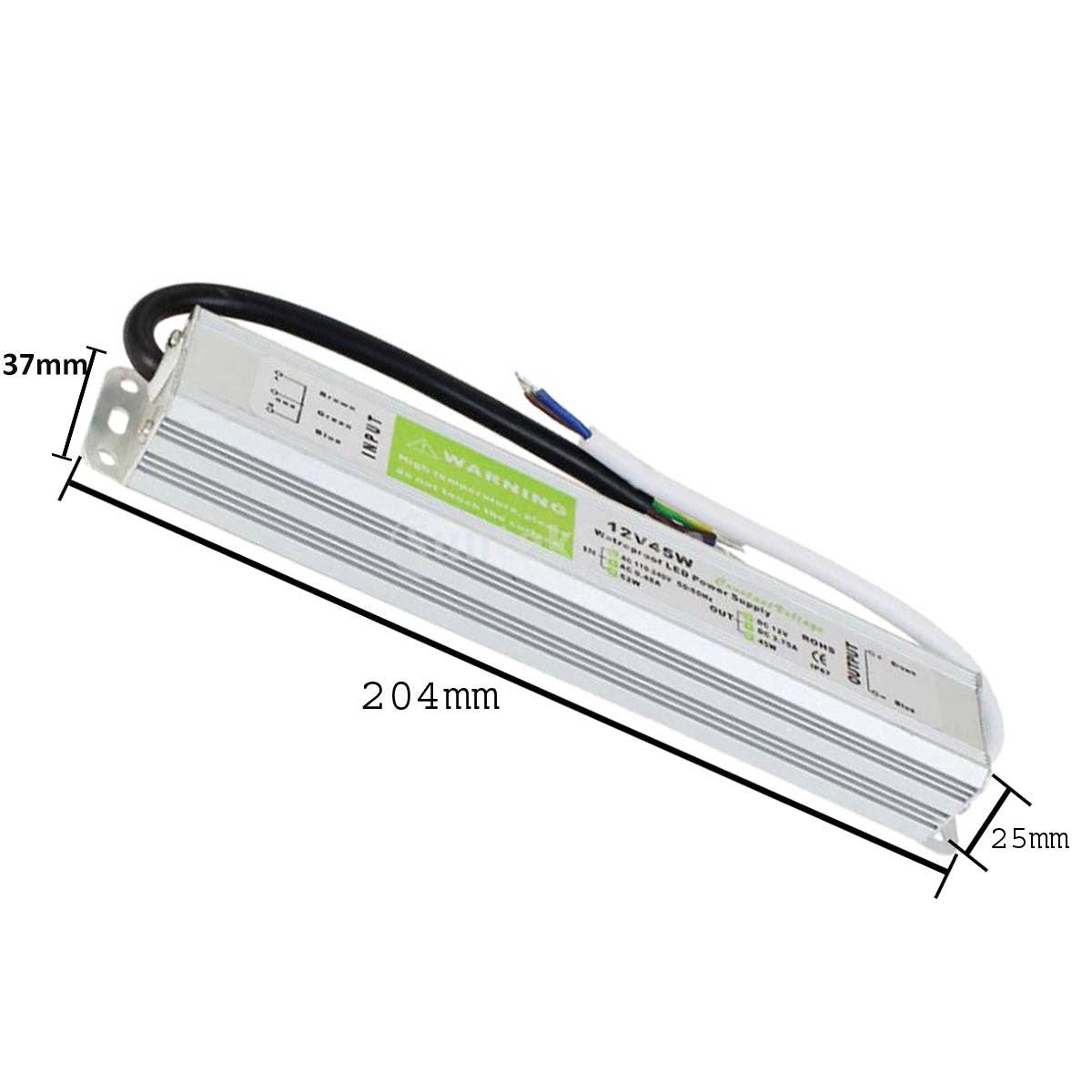 Ledsone – wholesale Small/handheld appliance – DC12V IP67 45W Waterproof LED Driver Power Supply Transforme1