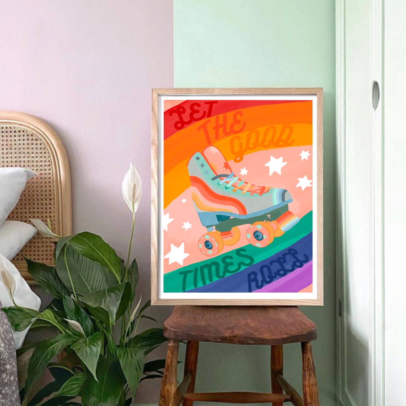 Kate Fox Design – wholesale Art print – Kids & baby – Good Times,  Children’s Room, Bright and Colourful, Fun Art4