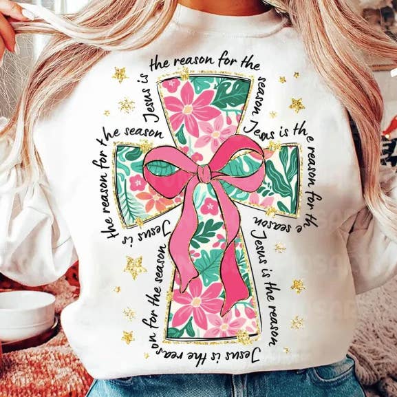 Jesus is the Reason DTF or Sublimation Transfers for wholesale by Sweet and Sassy Tees