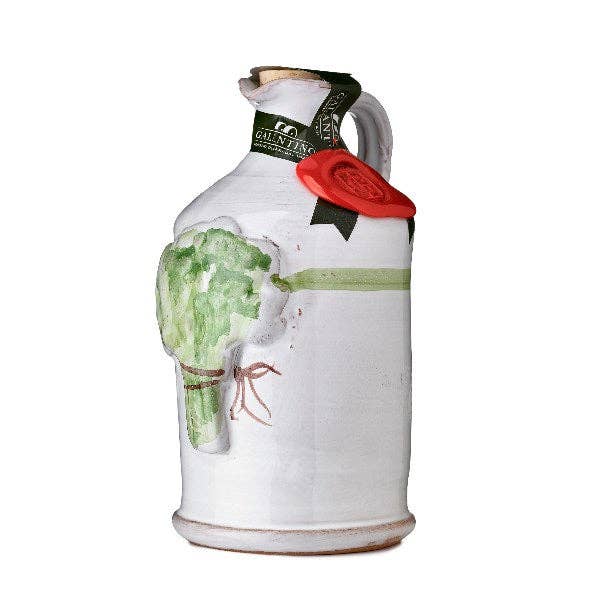 Basil Extra Virgin Olive Oil Ceramic for wholesale by Zia Pia