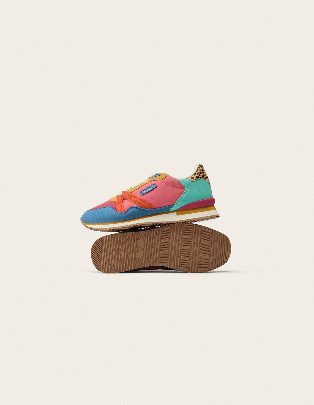 Odaje Sneakers - Wholesale Lifestyle Sneakers - Women's - Andrée Low Sneakers - Blue Bordeaux Mustard4