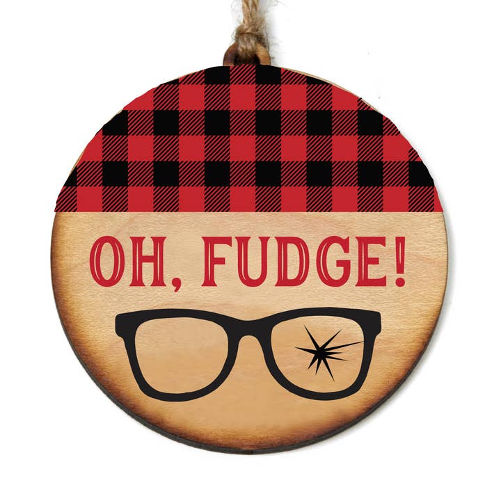 Décoration de Noël Oh Fudge pour la vente par Driftless Studios