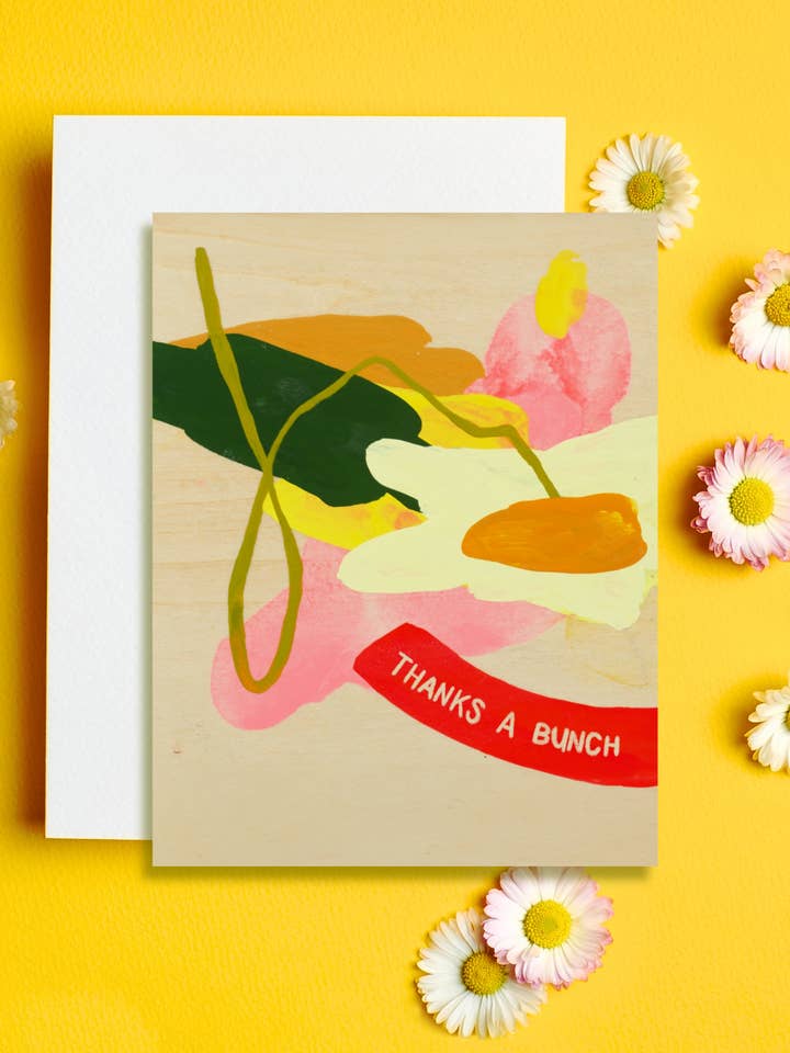 Merci une carte Bunch pour la vente par Juliann Choe