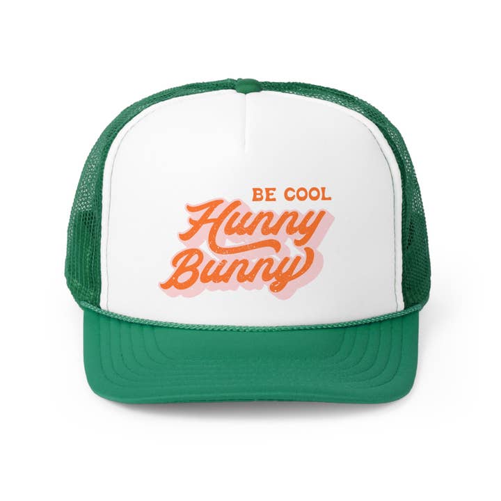 Johnny and June Tees – Engroshandel Trucker hat - Dame – Vær cool Hunny Bunny Påske Retro Trucker Cap, Retro Trucker4