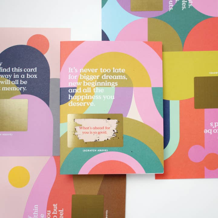 Inklings Paperie - Wholesale Encouragement Card - Scratch-off Card - Never Too Late - Encouragement6