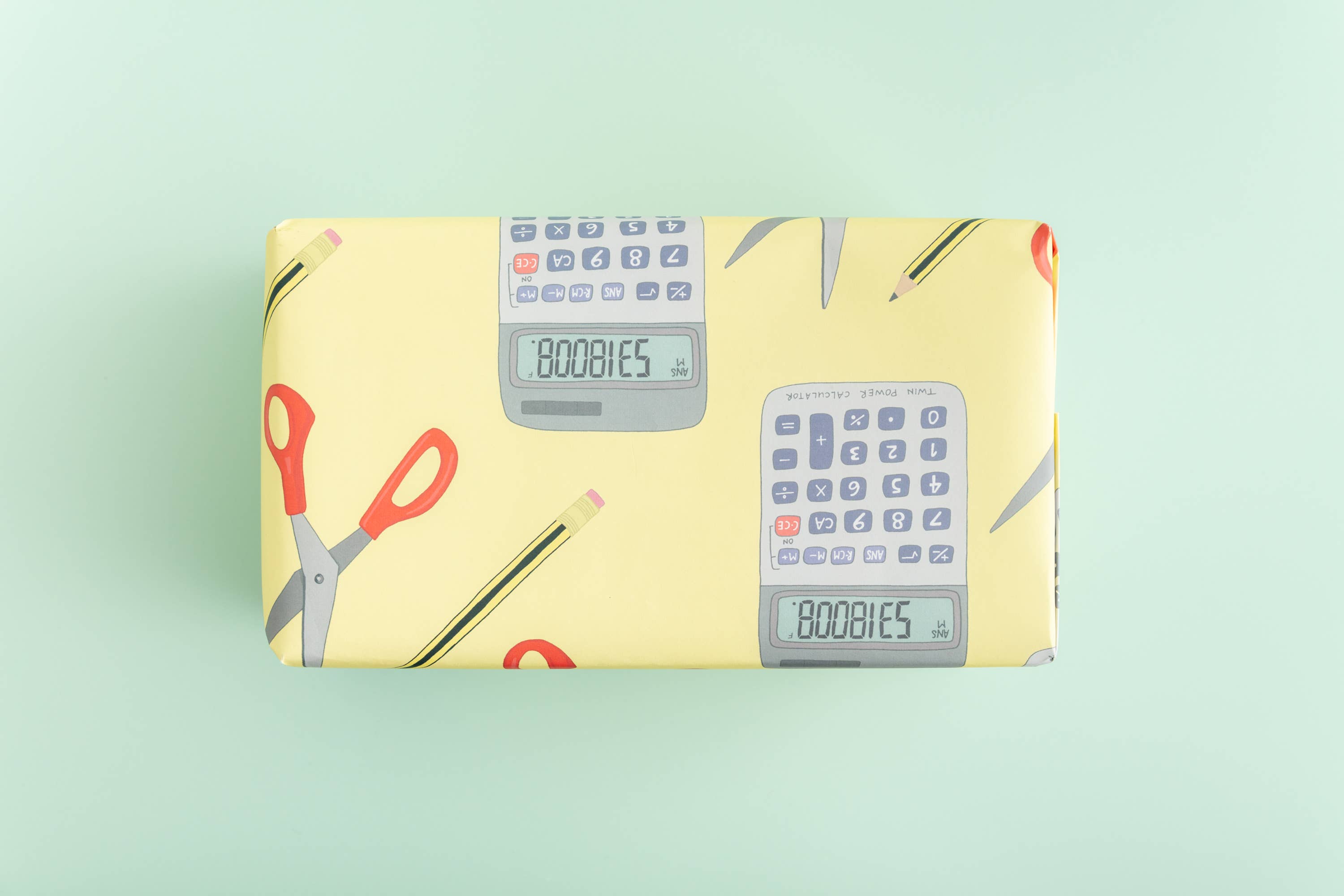 You've Got Pen On Your Face – Großhandel Geschenkpapier in Bögen – Boobies Calculator Geschenkpapier | Geschenkpapier | Basteln4