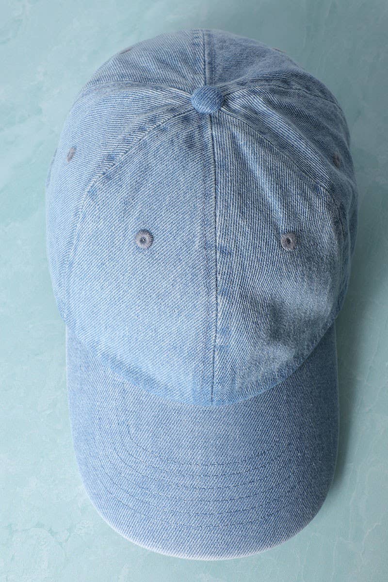 Fashion City - Vente Casquette de baseball – unisexe - Casquette dad hat en denim uni4