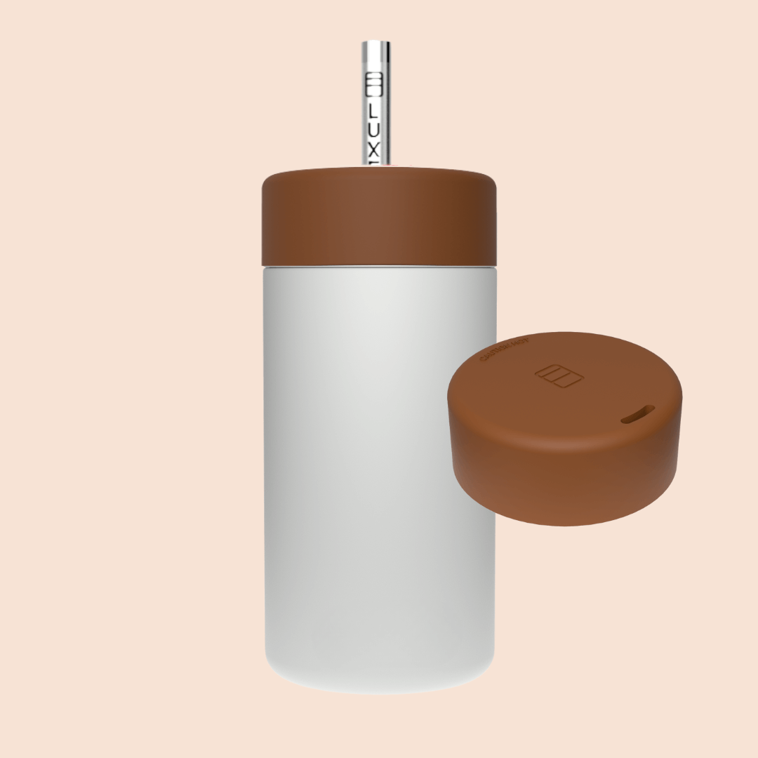 Luxey Cup – wholesale Isolerade dryckesvaror – GRÅ - Duo Switch Rostfritt Stål Mugg 12oz1