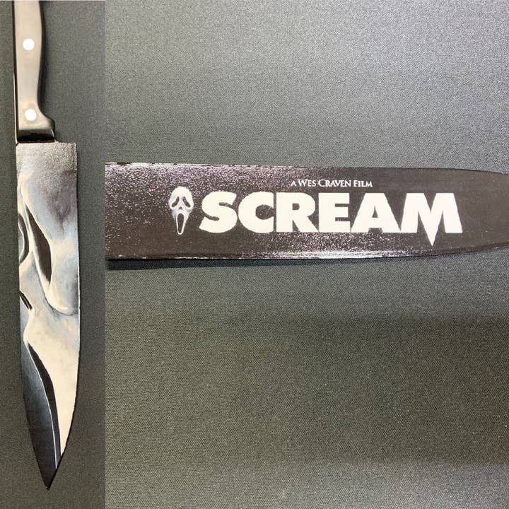 Scream Ghost Face Wes Craven Kitchen Knife for wholesale by Dead Dave Designs