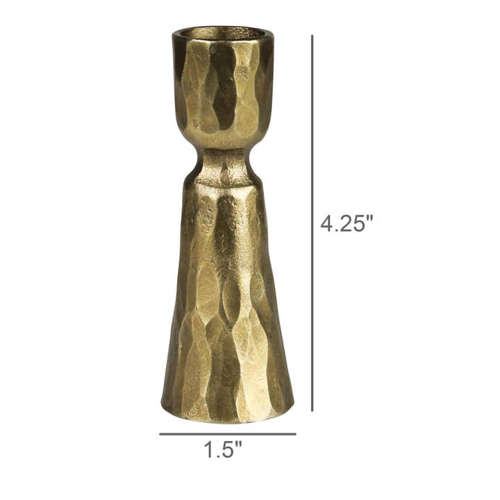 HomArt - Wholesale Candle holder - Cache Taper Holder, Brass - Lrg1