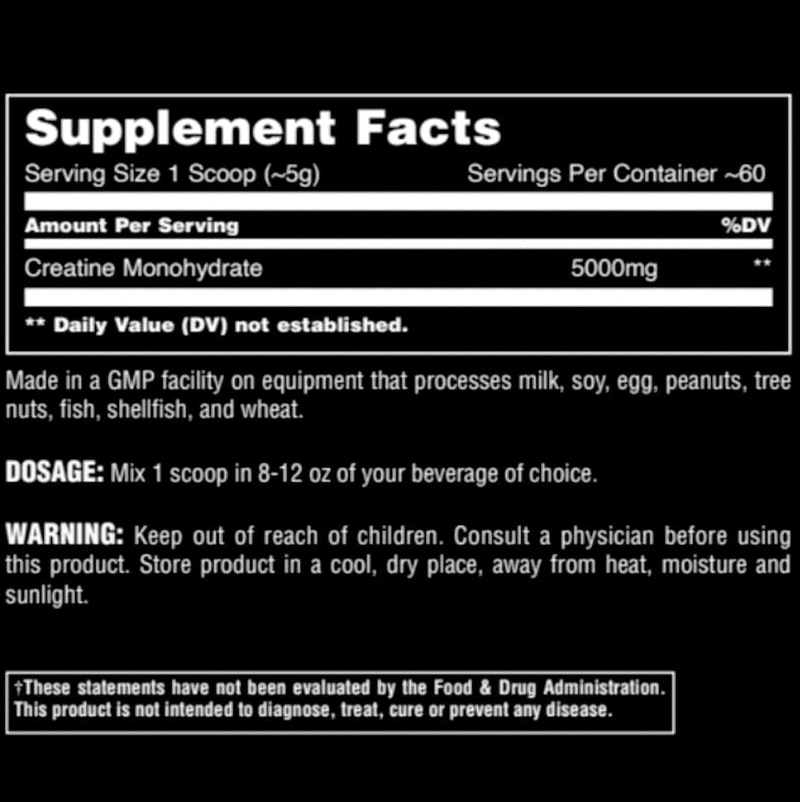 L&F Universal Goods - Vendita all'ingrosso Proteine/superfood in polvere - Animal Creatina in Polvere Senza Aroma - 60 Porzioni1