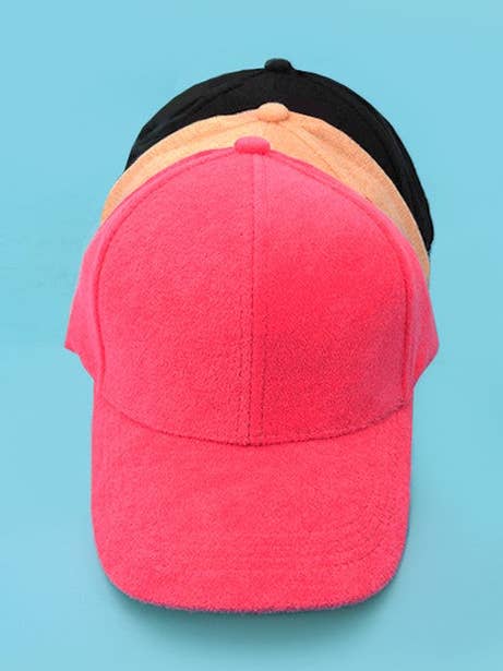 CLASSIC SOFT TERRY CLOTH BASEBALL CAP | 40HW712 for wholesale by JOSSLYN by wall to wall