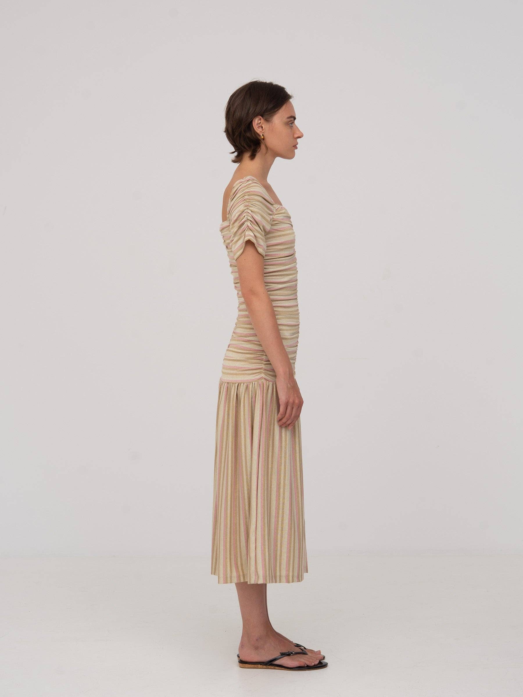 CARMEN SAYS - Wholesale Dress - Women's - Persephone Striped Dress3