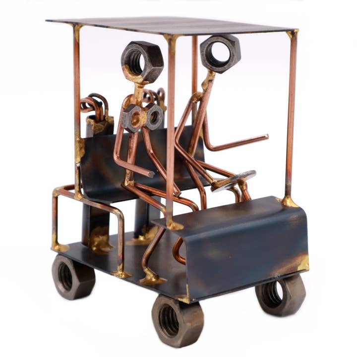 Carrito de golf con hombre y mujer para venta al por mayor de Rock Creek Metal Craft
