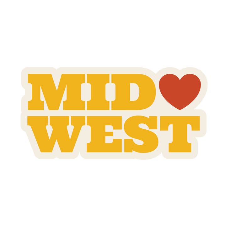 Heartlandia - Wholesale Sticker - Midwest Love Sticker0