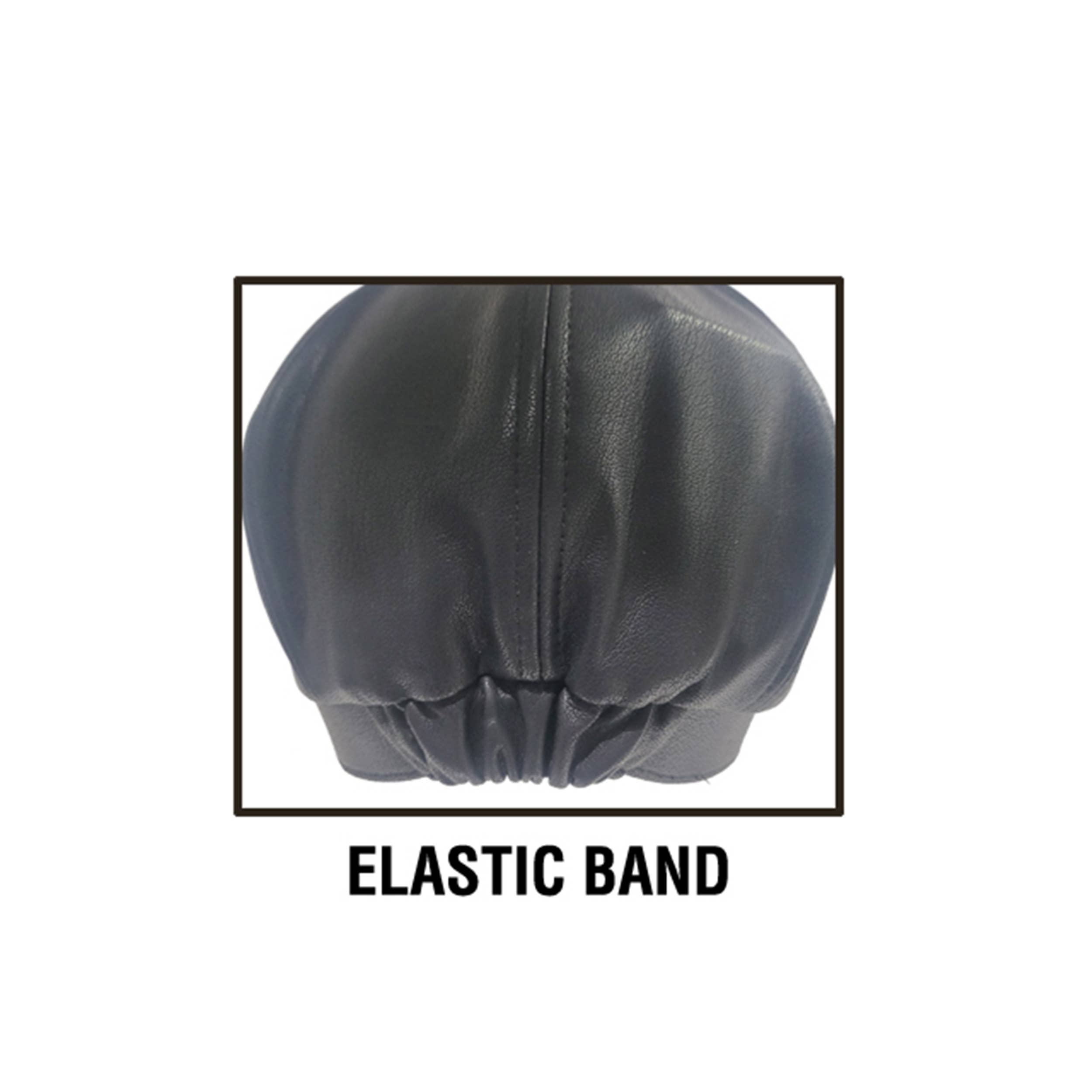 Hana - Wholesale Newsboy/Schoolboy Hat - Women's - C.C Solid Faux Leather Newsboy Cap3