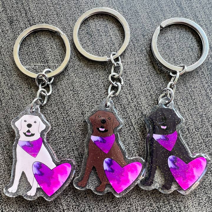 Labrador Retriever Keychain for wholesale by Always Autumn