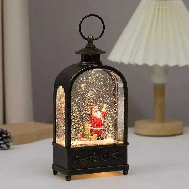 SINT - Wholesale Snow Globe - SINT Christmas Vintage Snow Globe Lantern5