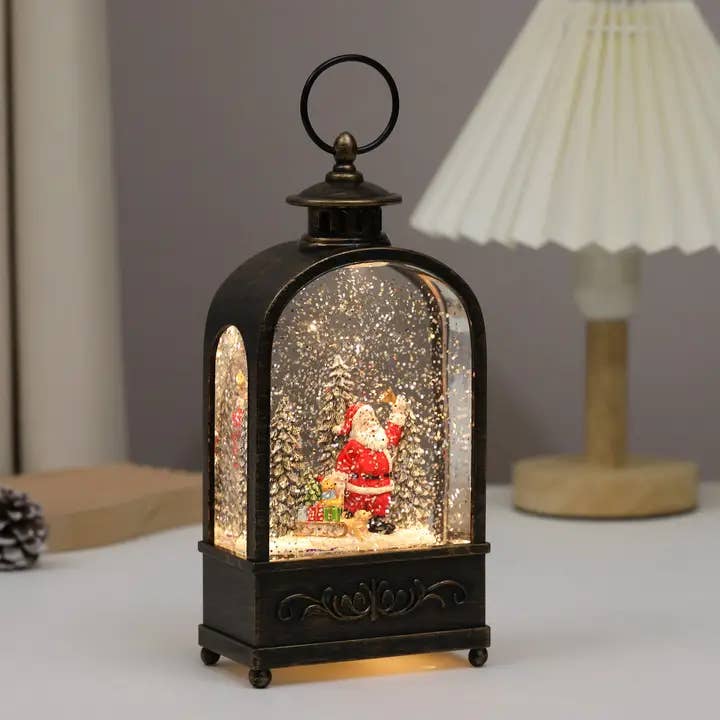 SINT - Wholesale Snow Globe - SINT Christmas Vintage Snow Globe Lantern5