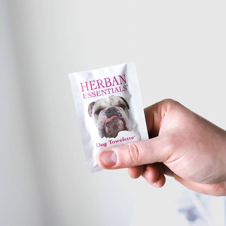 Herban Essentials - Wholesale Pet Cleaning Supplies - Dog Towelettes - 20 Individual Lavender Essential Oil Wipes2