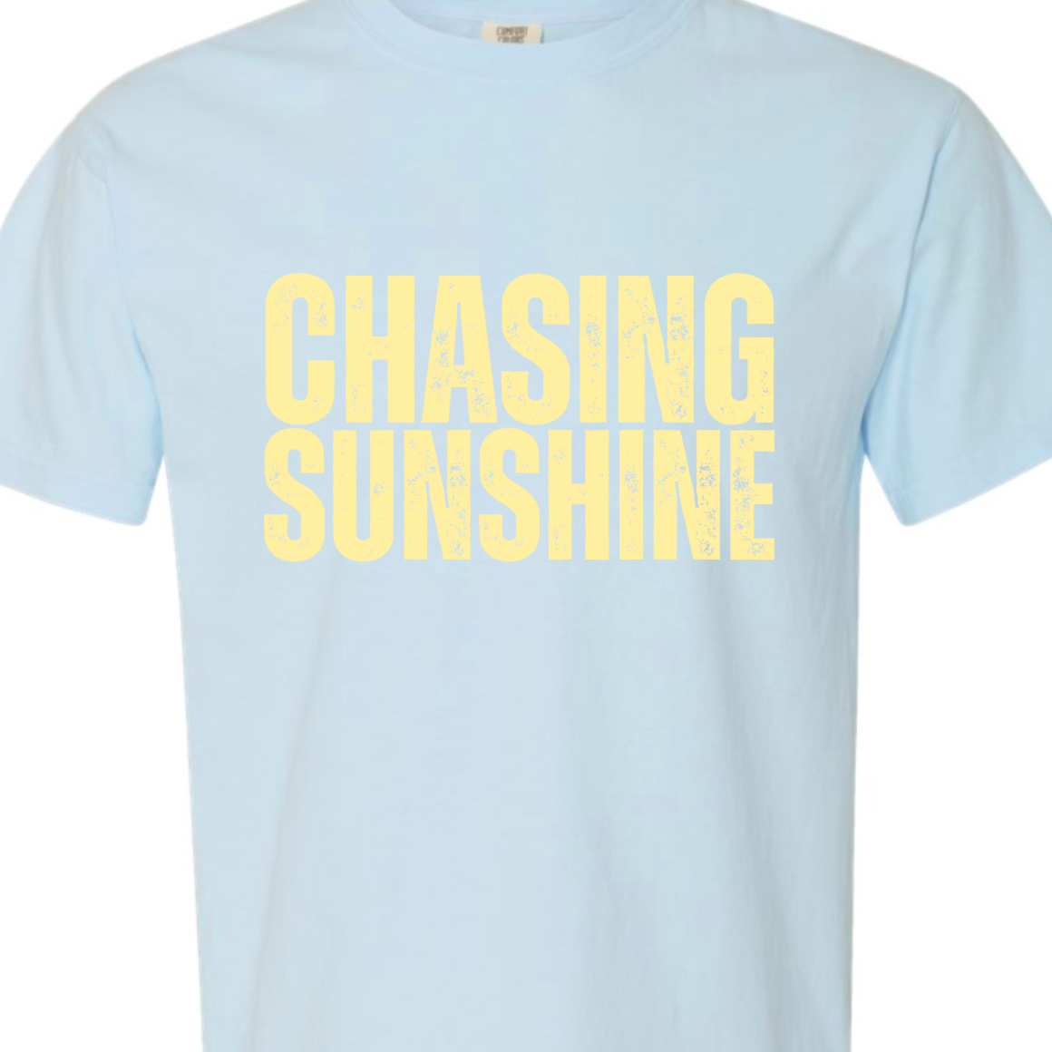 Kiki's Boutique - Wholesale Screen Printed T-Shirt - Women's - Chasing Sunshine Comfort Color Tee 8