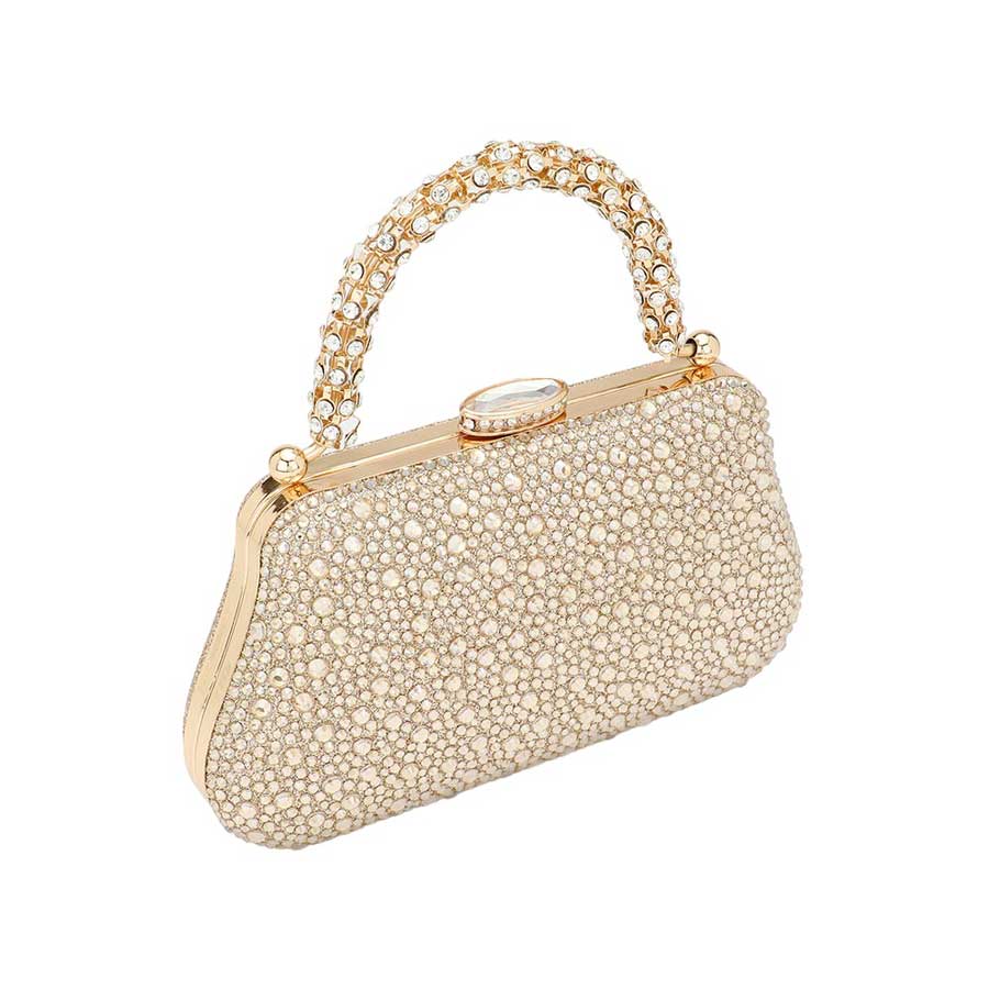 Pearl and Rox - Wholesale Clutch Bag - Women's - Bling Top Handle Crossbody Evening Bag1