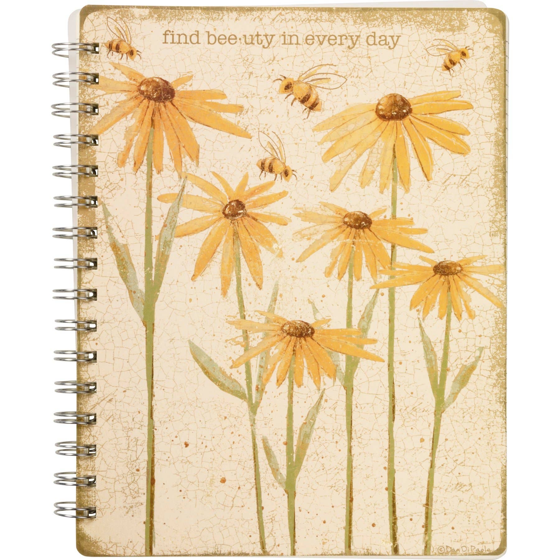 Primitives by Kathy - Wholesale Stationery/Notecard Set - Find Beeuty In Every Day Spiral Notebook2