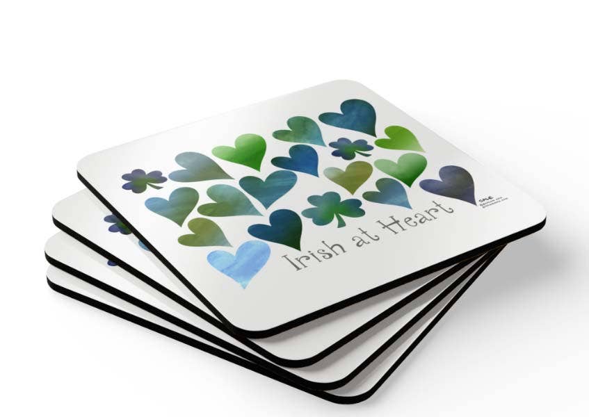 Graham Sale - Wholesale Coasters - Irish At Heart. (Hearts)1