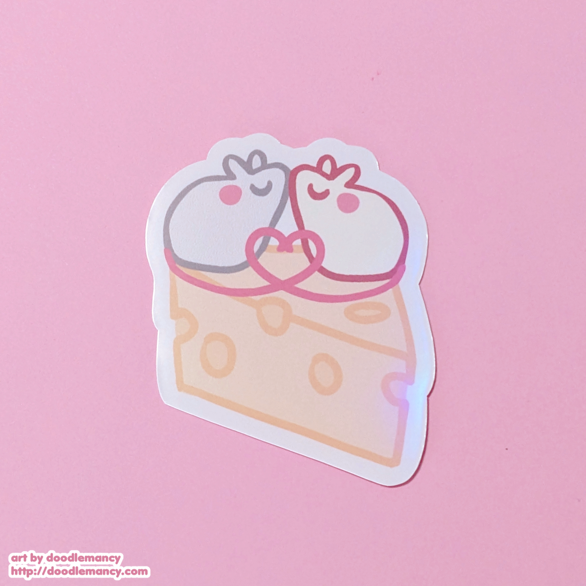 doodlemancy - Wholesale Sticker - Cheesy Romance Sticker1