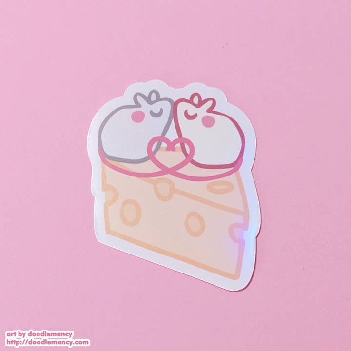 doodlemancy - Wholesale Sticker - Cheesy Romance Sticker1