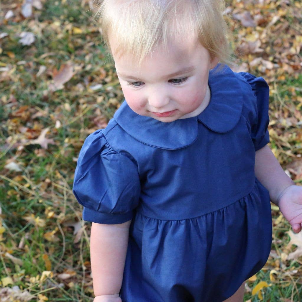 Carson Elizabeth Kids - Wholesale Bodysuit (Non-Footed) - Baby - Girls Navy Bubble2