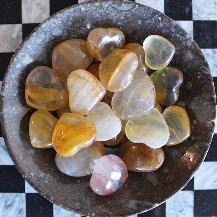 Pebble House - Vendita all'ingrosso Pietra/cristallo spirituale - Cuore in quarzo ematoide (fino a 3,8 cm) (cristalli e pietre)