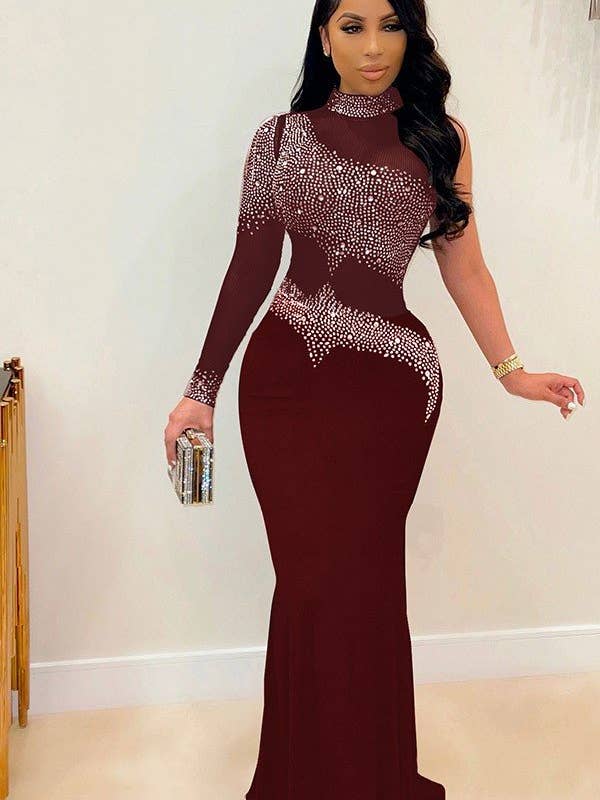 Aria Romance - Wholesale Dress - Women's - Sequin Mesh Bodycon Dress4