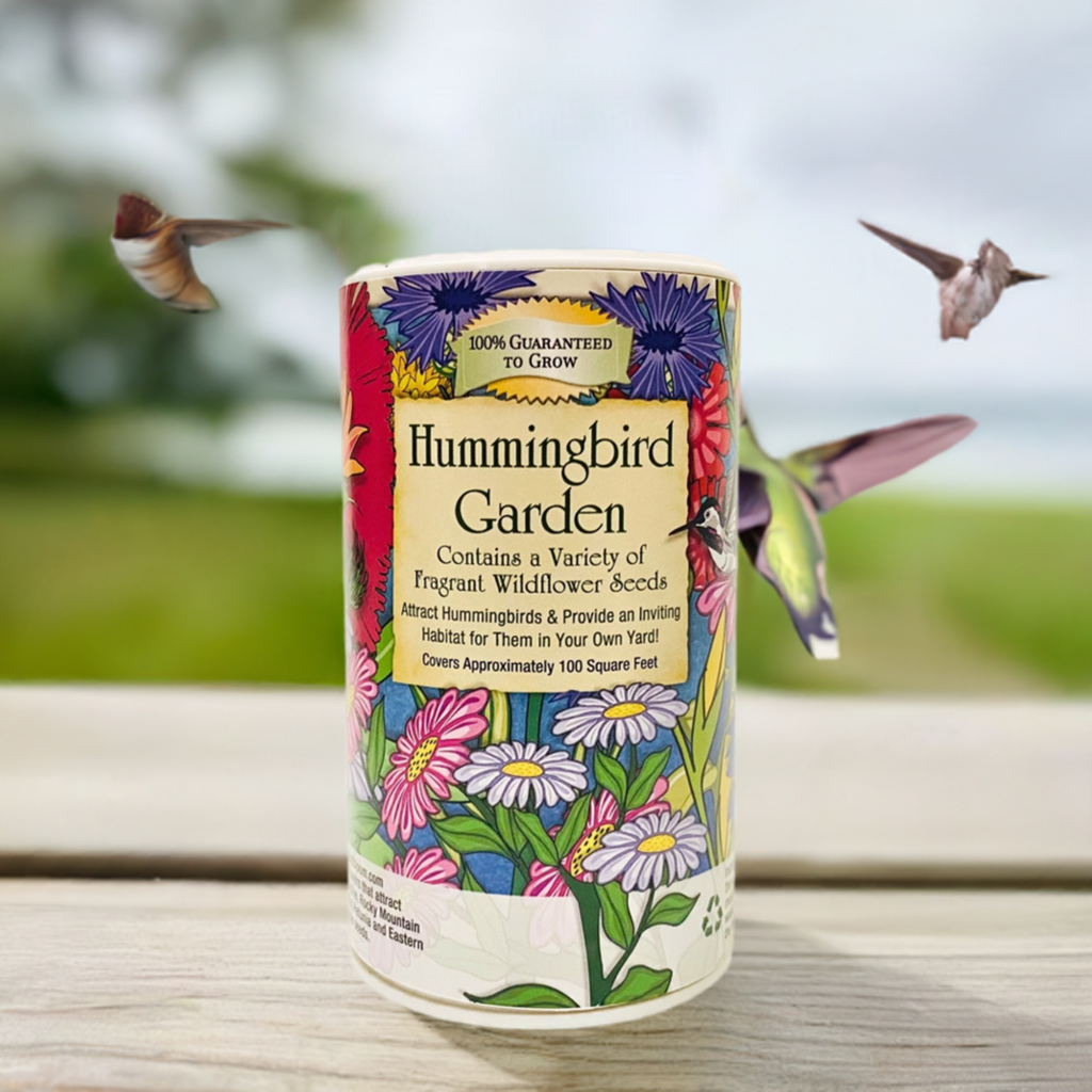 Gifts That Bloom - Wholesale Plant Seeds - Hummingbird Shaker Garden Can Seed Kit1