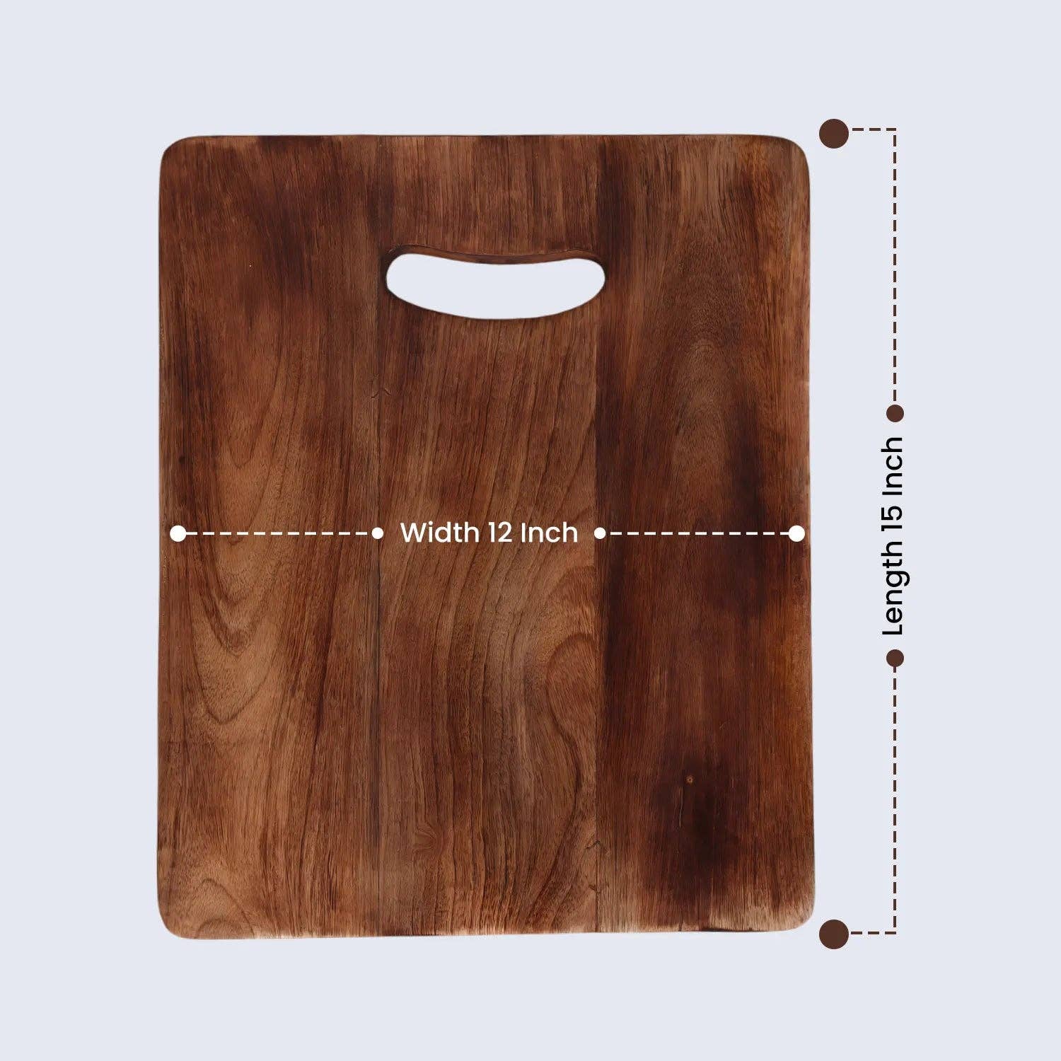 Muqeem & Brothers - Wholesale Cutting Board - Chopping Board Rectangular Slot Handle –Wood, Pack of 103