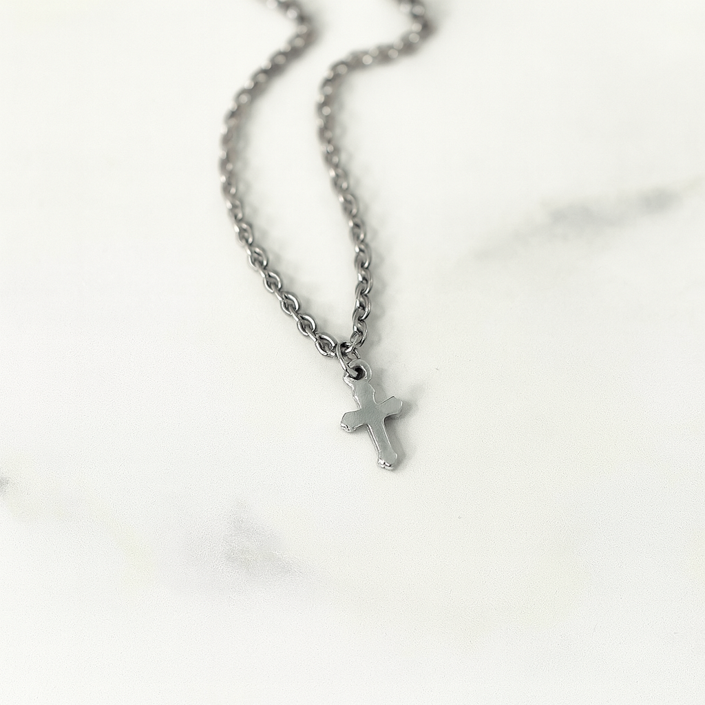 L Rae Charm - Wholesale Pendant/Charm Necklace - Faith Cross Necklace – Gold Stainless Steel Jewelry3