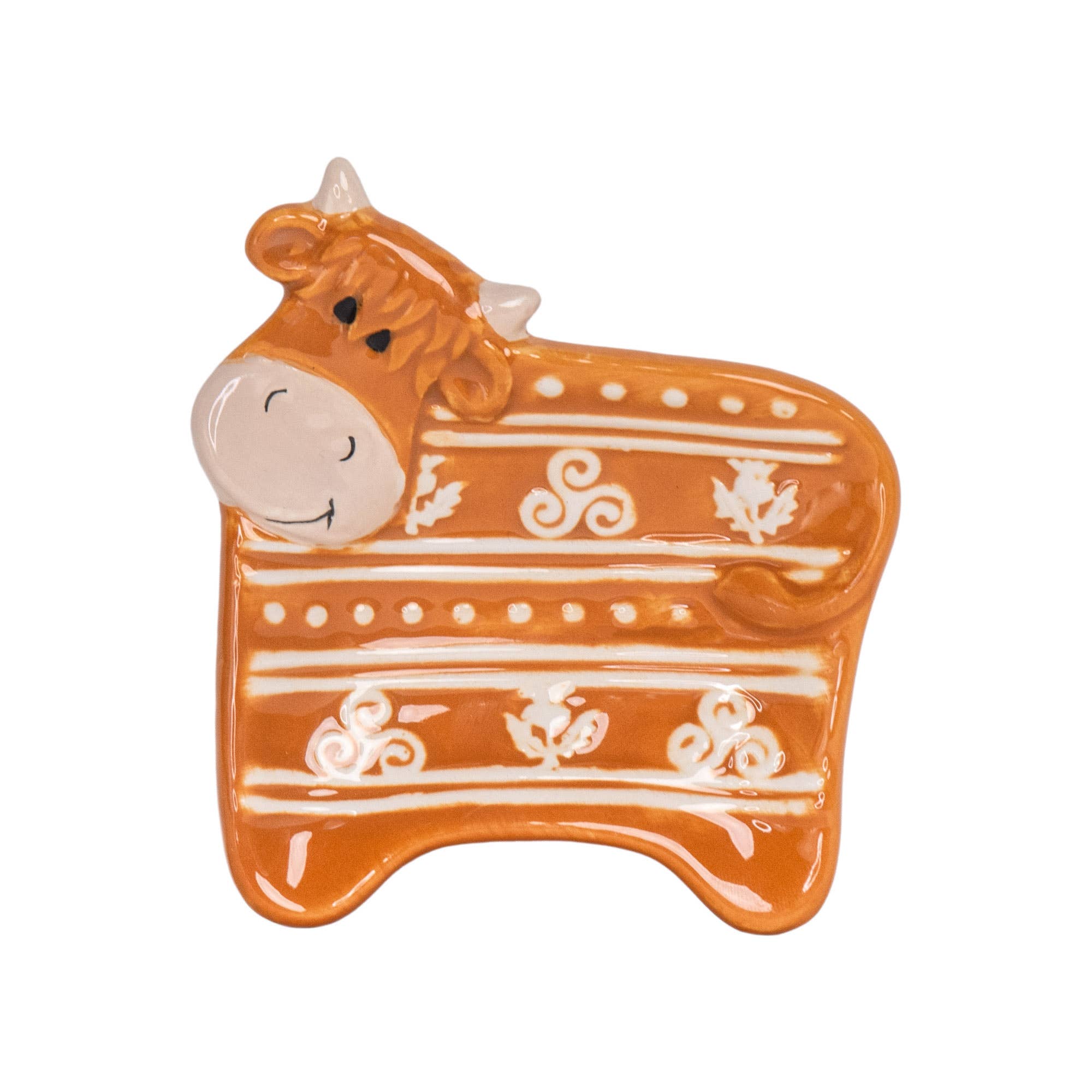 Dublin Gift Company - Wholesale Tea Strainer/Infuser - Ceramic Highland Cow Woolly Ware Teabag Holders1