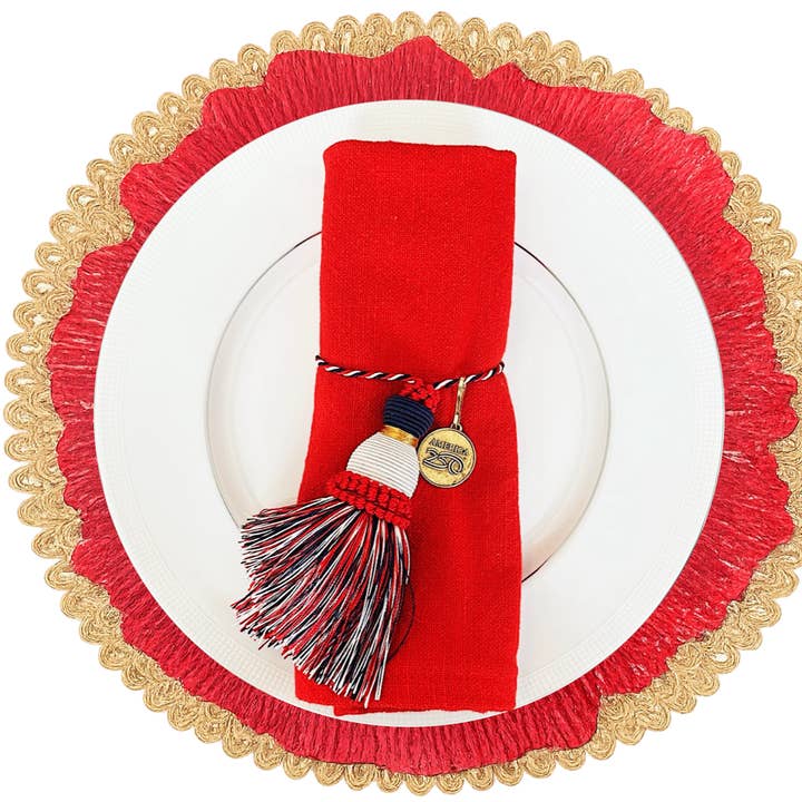 American Prosperity Pillow - America 250 licensee - Wholesale Keychain - Unisex - America 250 tassel/charm1