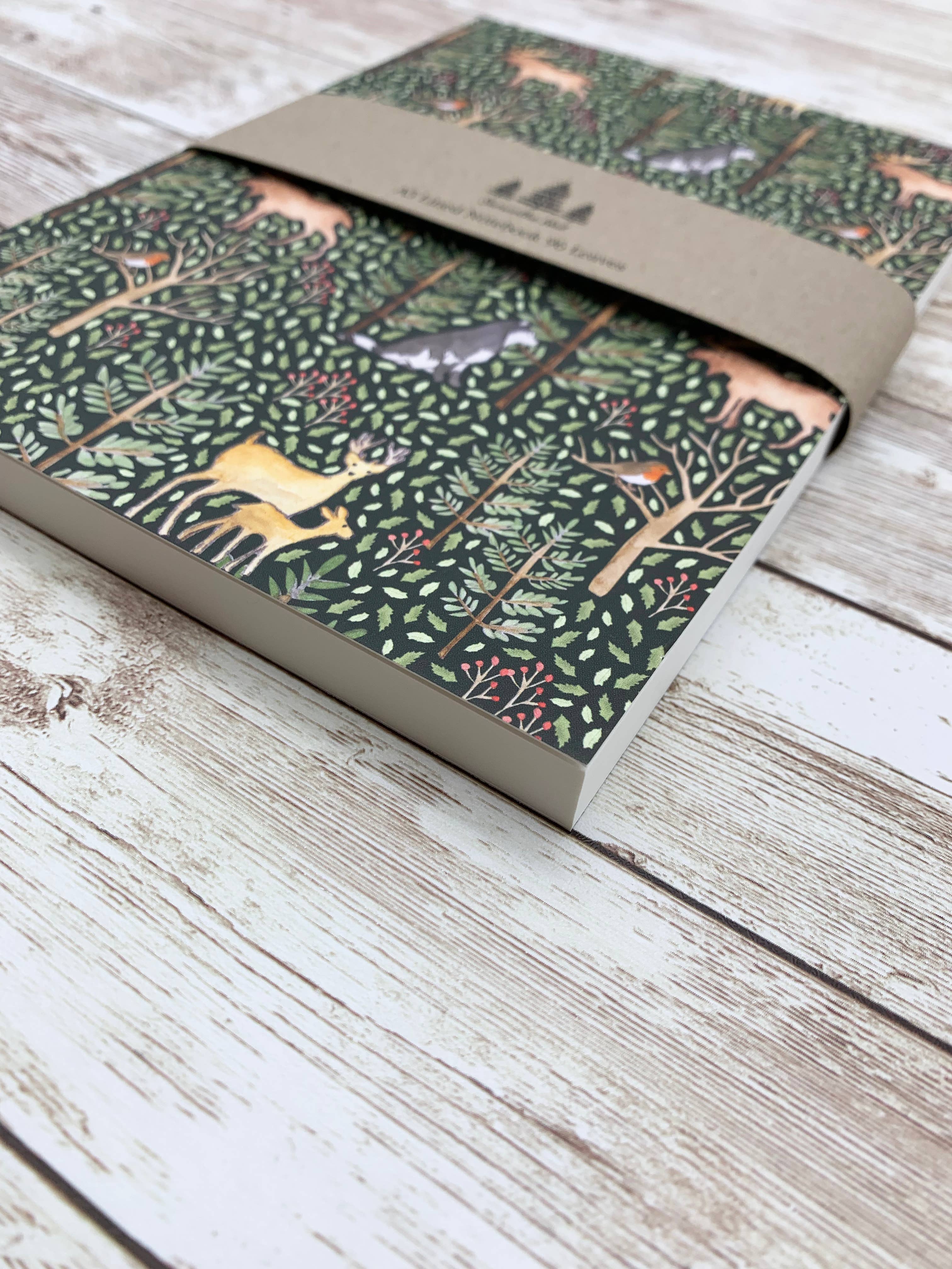 Samantha Hall Designs – wholesale Notebook – Animals of the Forest A5 Notebook4