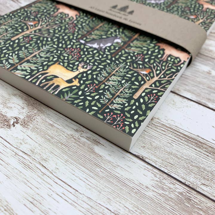 Samantha Hall Designs – wholesale Notebook – Animals of the Forest A5 Notebook4