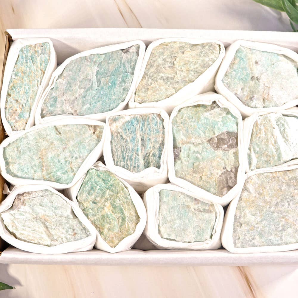 Natures Artifacts Inc - Wholesale Spiritual Stone/Crystal - Amazonite Flat - Amazonite Crystal5