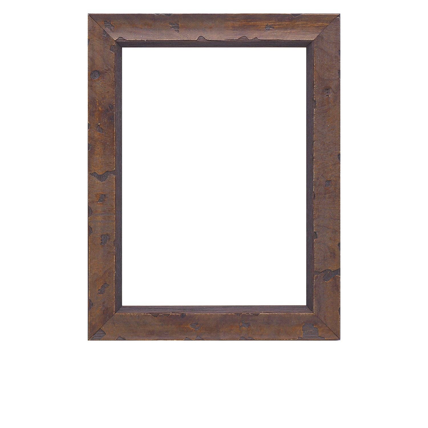 Brown Rustic Distressed Wood Picture Frame for wholesale on Faire0