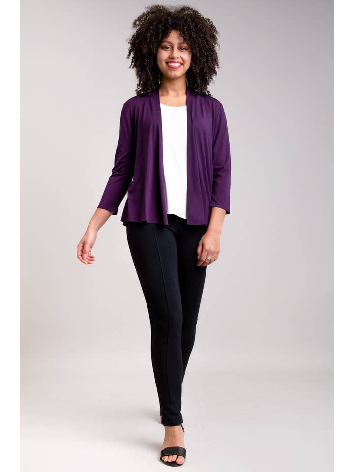 Blue Sky Clothing Co LLC - Wholesale Jacket - Women's - Kathy Jacket, Royale, Bamboo2