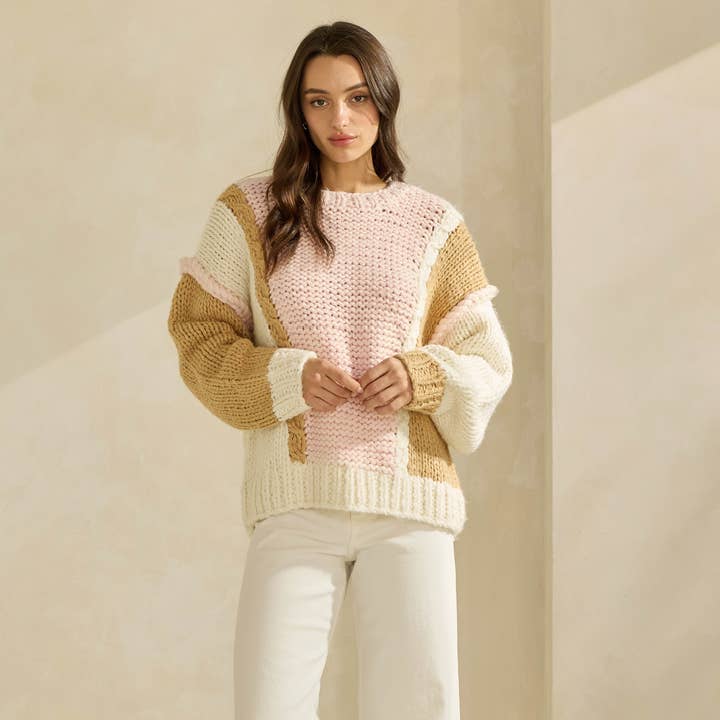 Maglione Chunky Colorblock per la vendita all'ingrosso da parte di Able