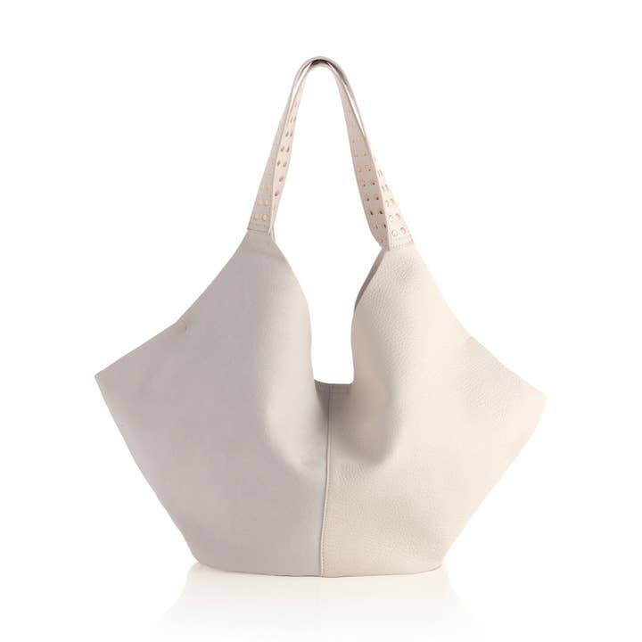 RYKER TOTE, IVORY for wholesale by Shiraleah