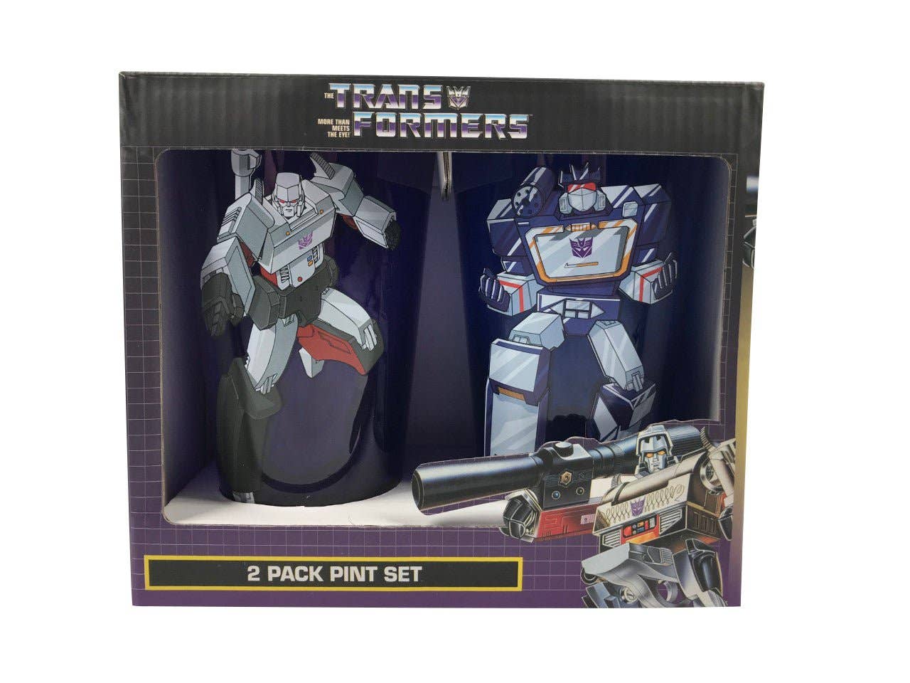 Fundom - Wholesale Beer Glass/Mug - Transformers Decepticons Megatron And Soundwave 2 pack Pint Glass Set1